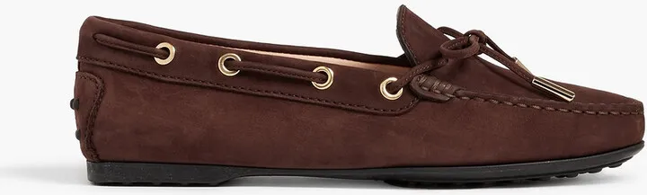Heaven Laccetto suede loafers