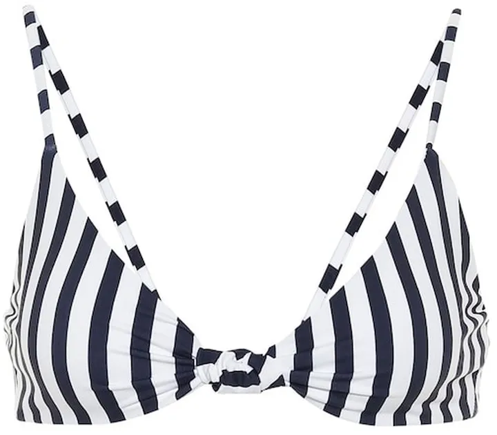 Marta striped bikini top