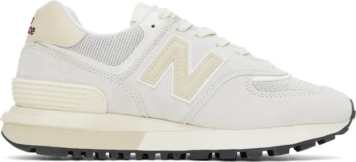 New Balance Beige & Gray 574 Legacy Sneakers