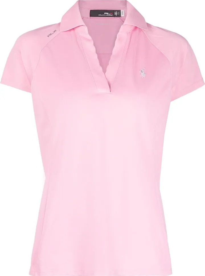 Pink Piqué Golf Polo Shirt