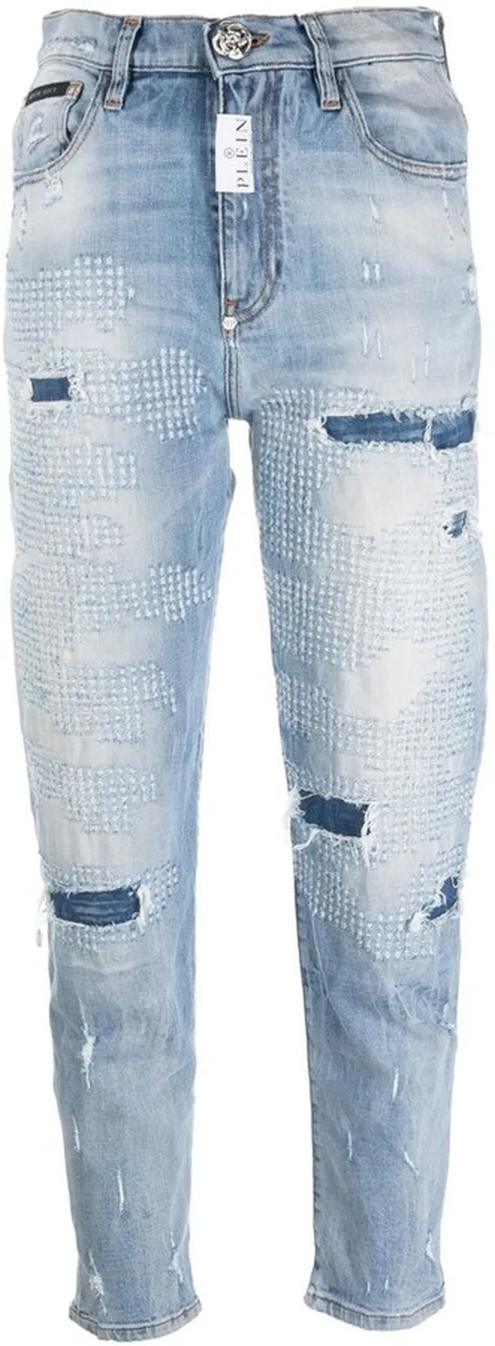 Distressed Mom jeans