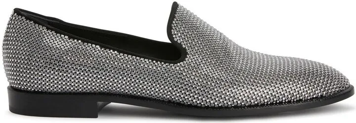 Jareth Disco crystal-embellished loafers