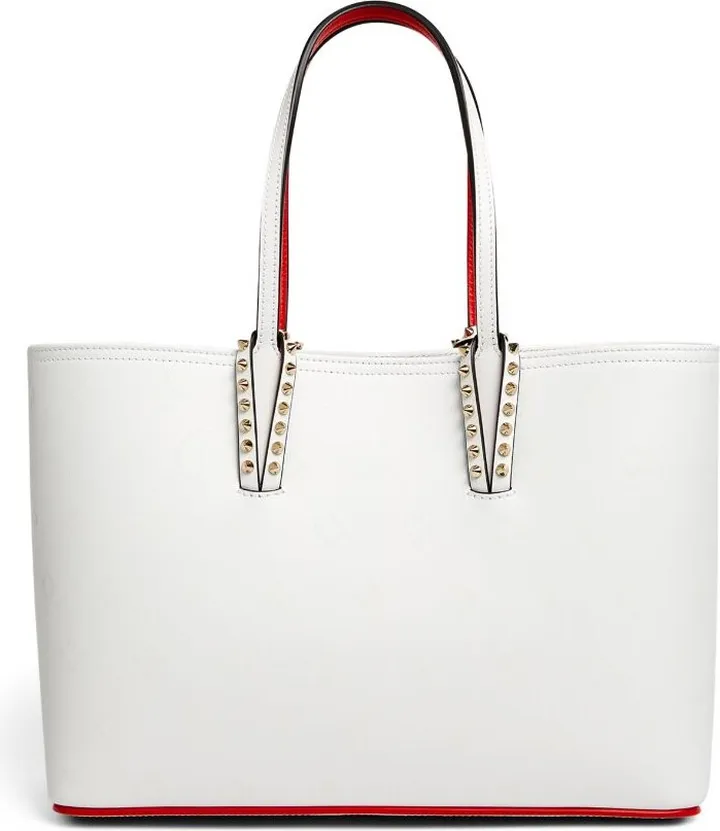 Christian Louboutin Small Stud-Embellished Cabata Tote Bag