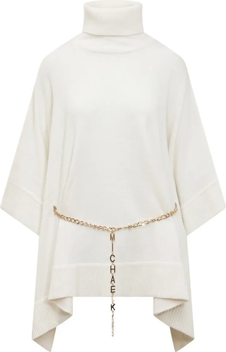 Michael Kors Turtleneck Knit Poncho