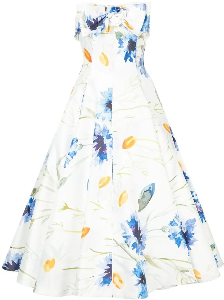 Carnation midi dress