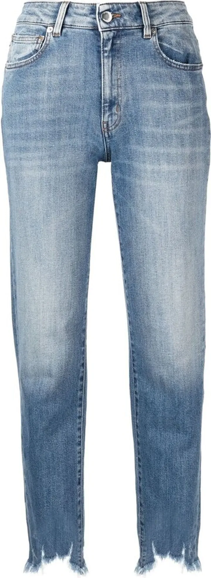 Slim Patch-Detail Jeans
