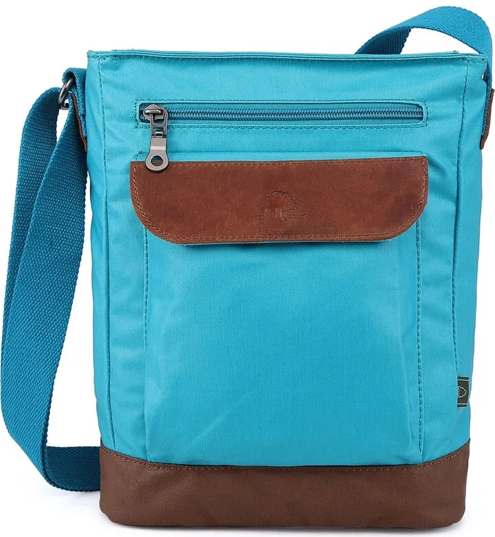 Tsd Brand Urban Light Coated Canvas Crossbody Bag
