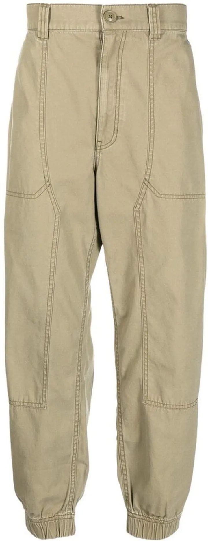Striped Pocket Tapered Trousers