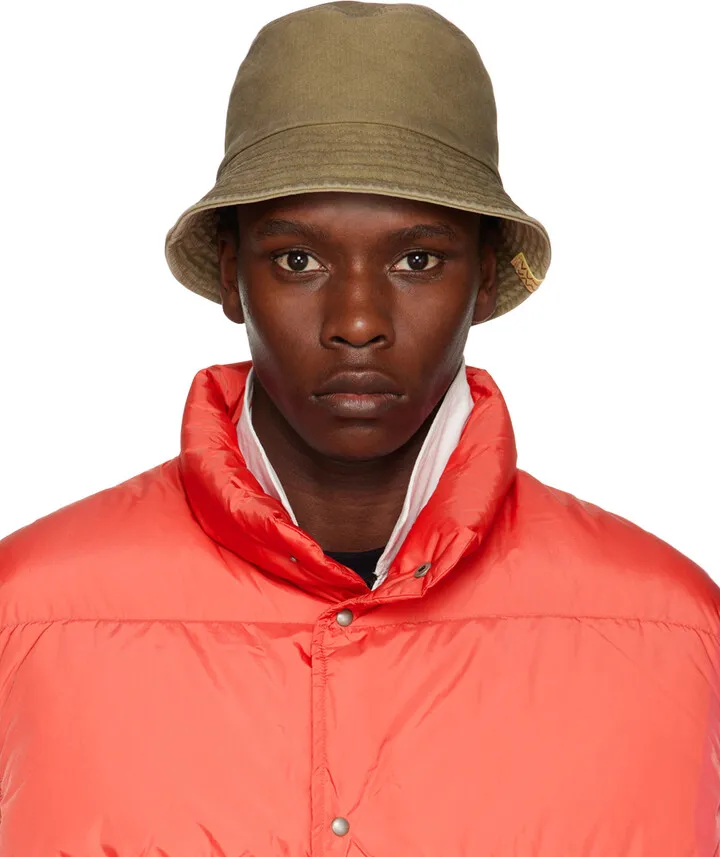 visvim Khaki Dome Bucket Hat