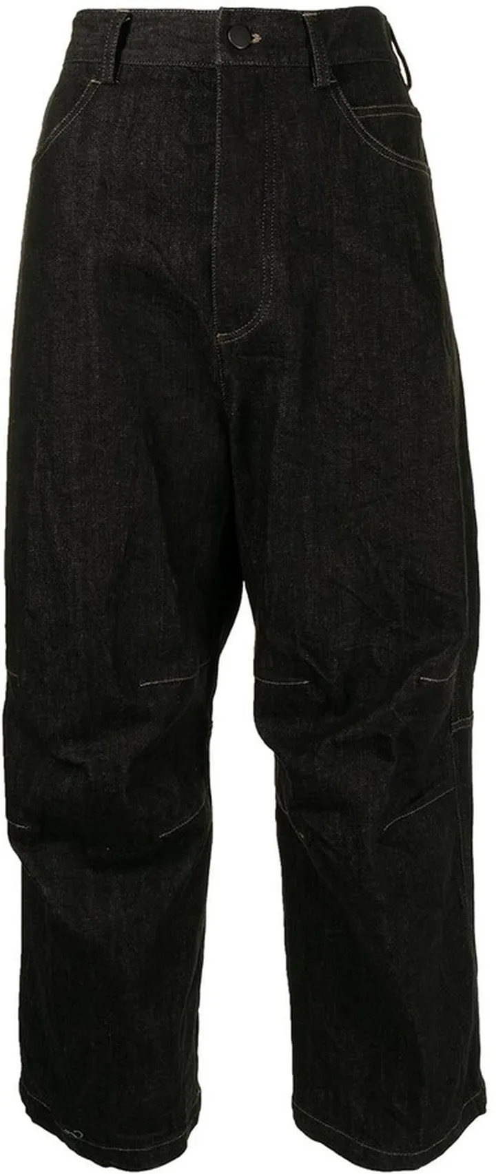 High-Waisted Cropped Trousers