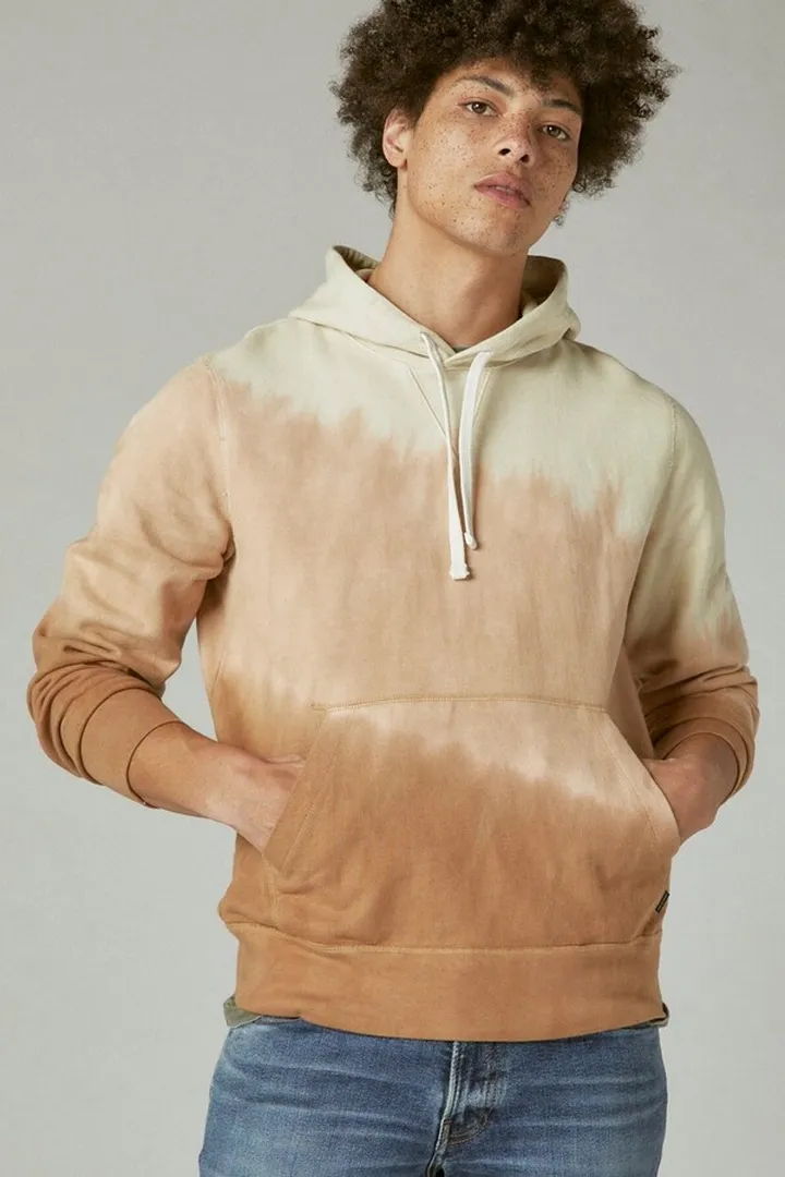 Sueded Terry Tie Dye Hoodie