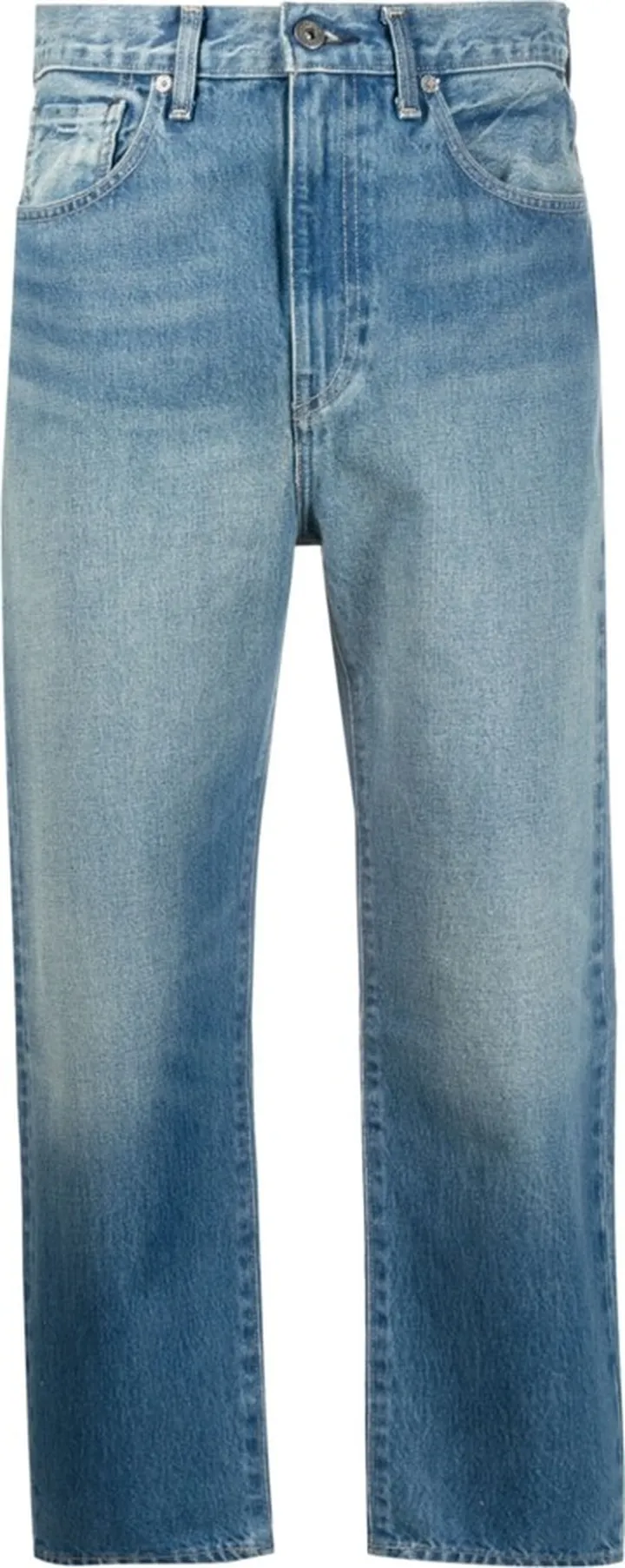 High-Waisted Boyfriend Jeans
