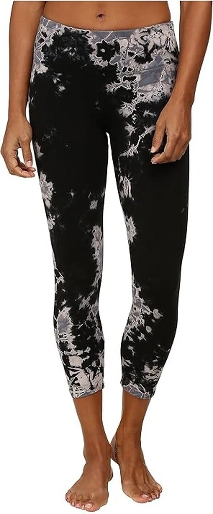 Hard Tail Flat Waist Capris in Cotton Spandex (Two Color Iceberg) Women's Capri