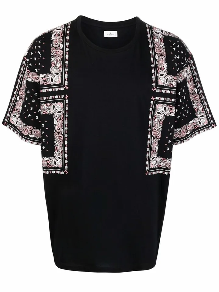 bandana-print cotton T-shirt