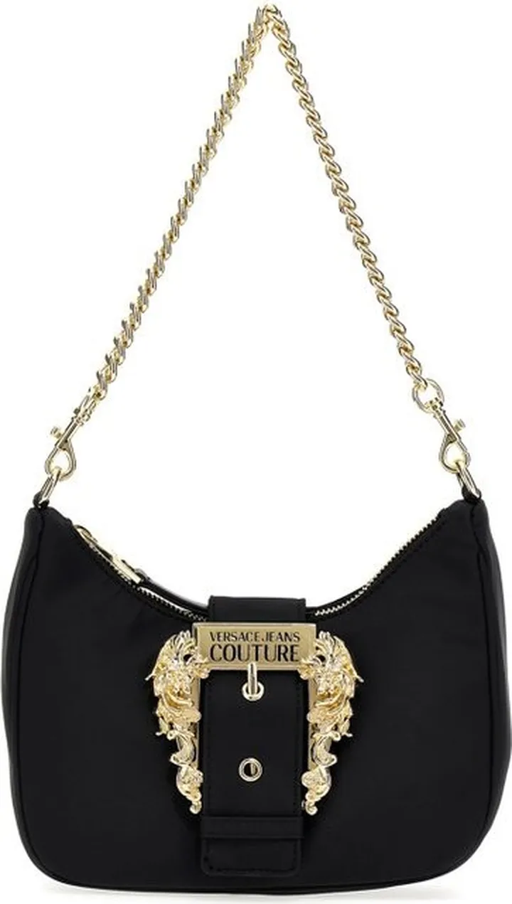 Versace Jeans Couture Baroque Buckle Chain-Linked Shoulder Bag