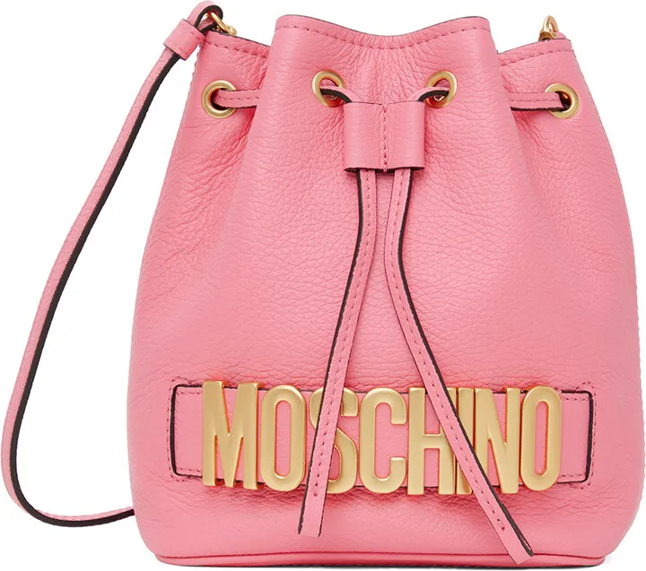 Moschino Pink Logo Pouch