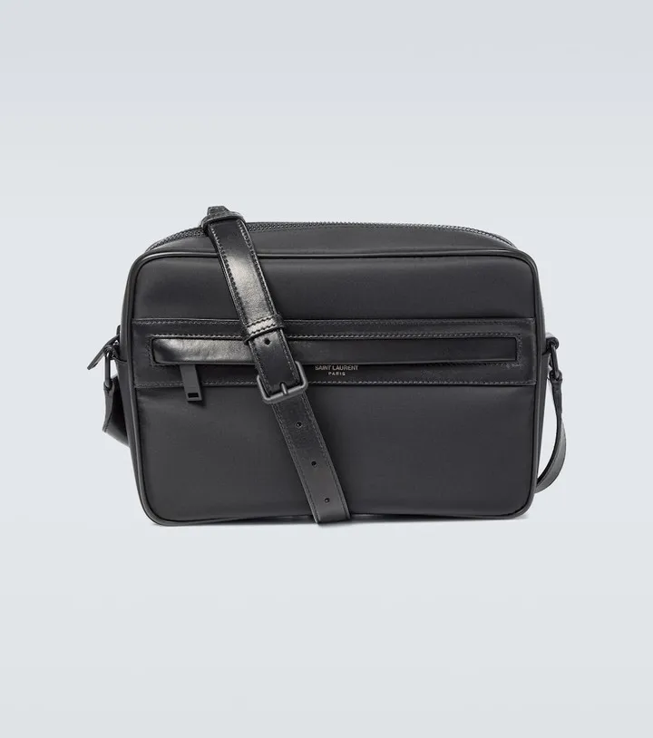 Camp canvas and leather camera bag