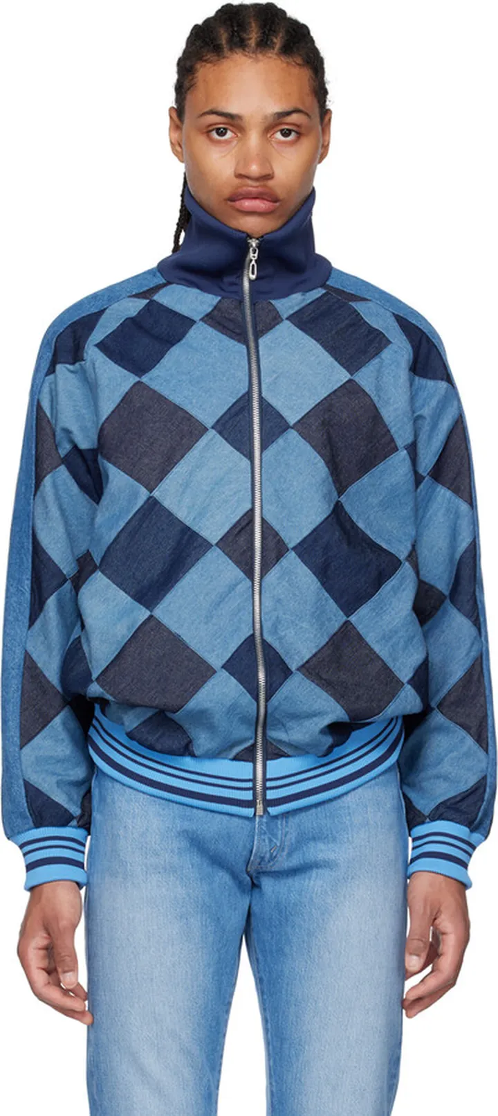 Kuro Blue & Navy Remake Denim Jacket