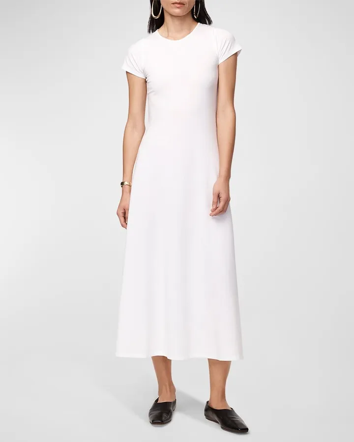 Cotton Fitted Tee Dress