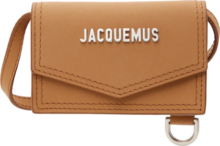 Jacquemus Tan Le Papier 'Le Porte Azur' Bag