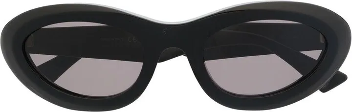 Logo Plaque Cat-Eye Sunglasses