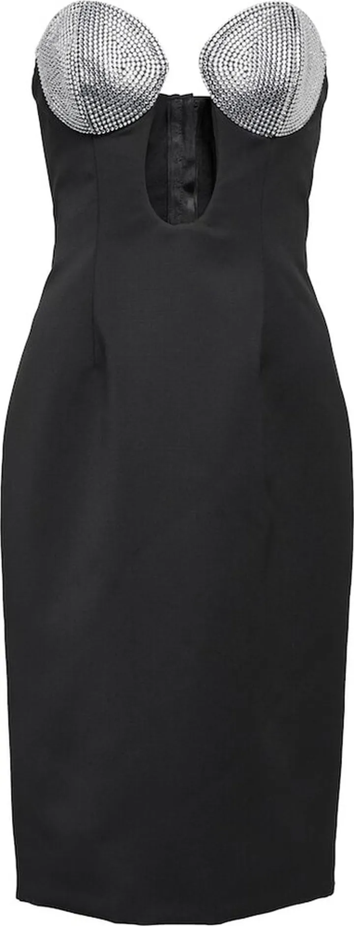 Crystal-embellished minidress