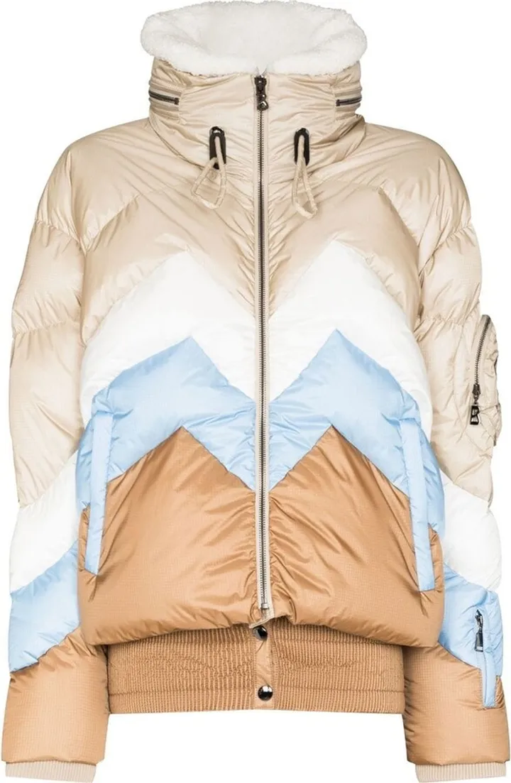 Colour-Block Padded Jacket