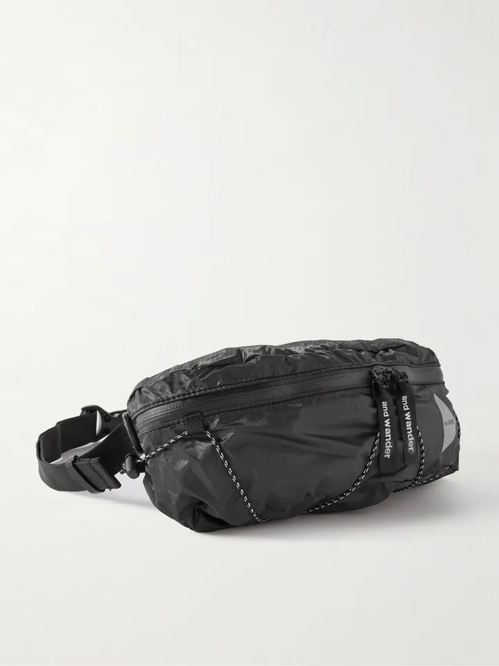 Sil Logo-Print Ripstop Belt Bag