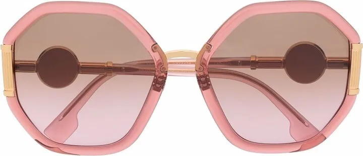 Geometric-Frame Sunglasses