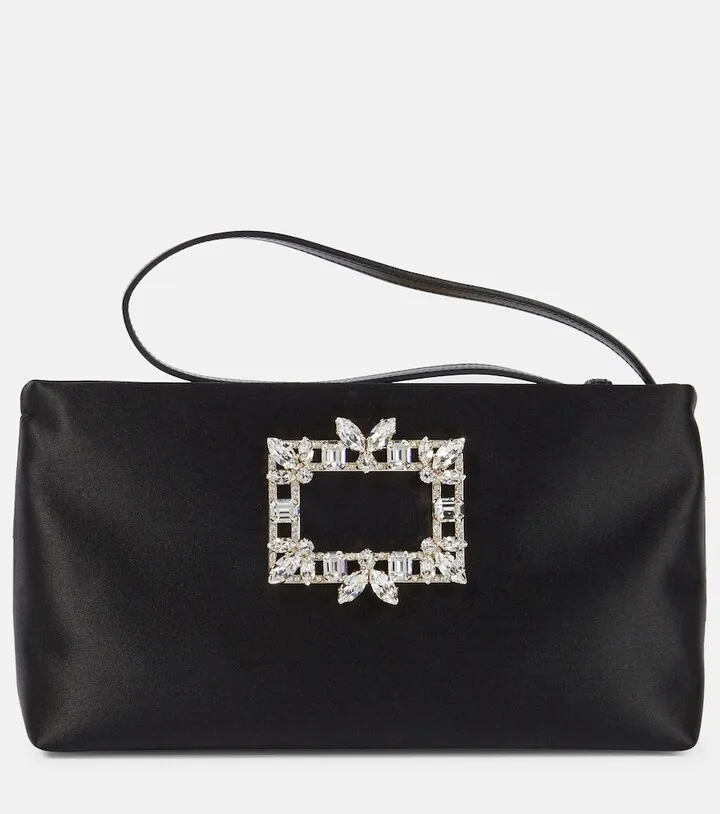 RV Nightlily Mini satin shoulder bag