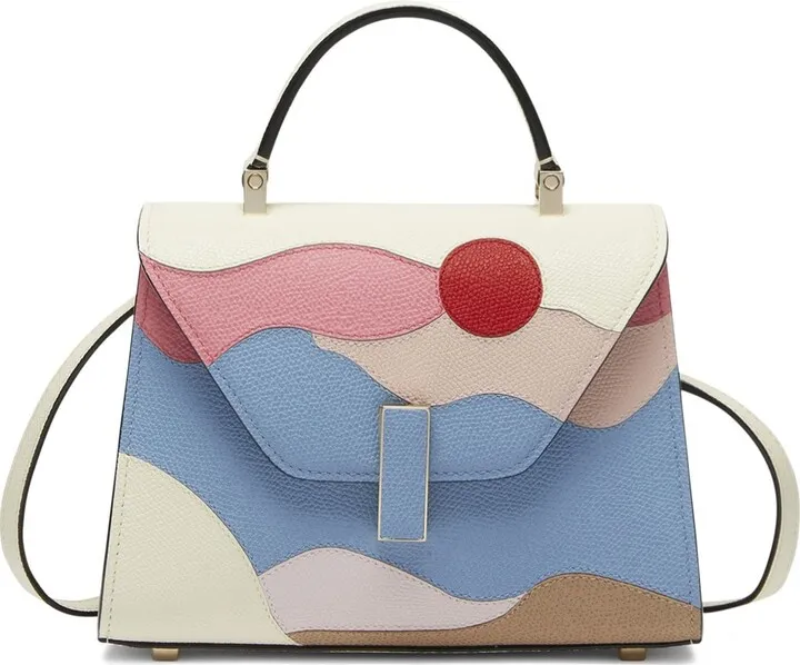 Micro Iside intarsia Paesaggio bag