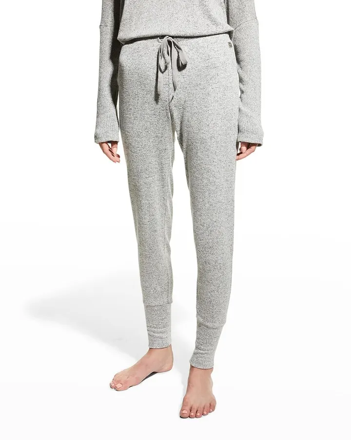 Ulla Brushed Rib-Knit Lounge Pants