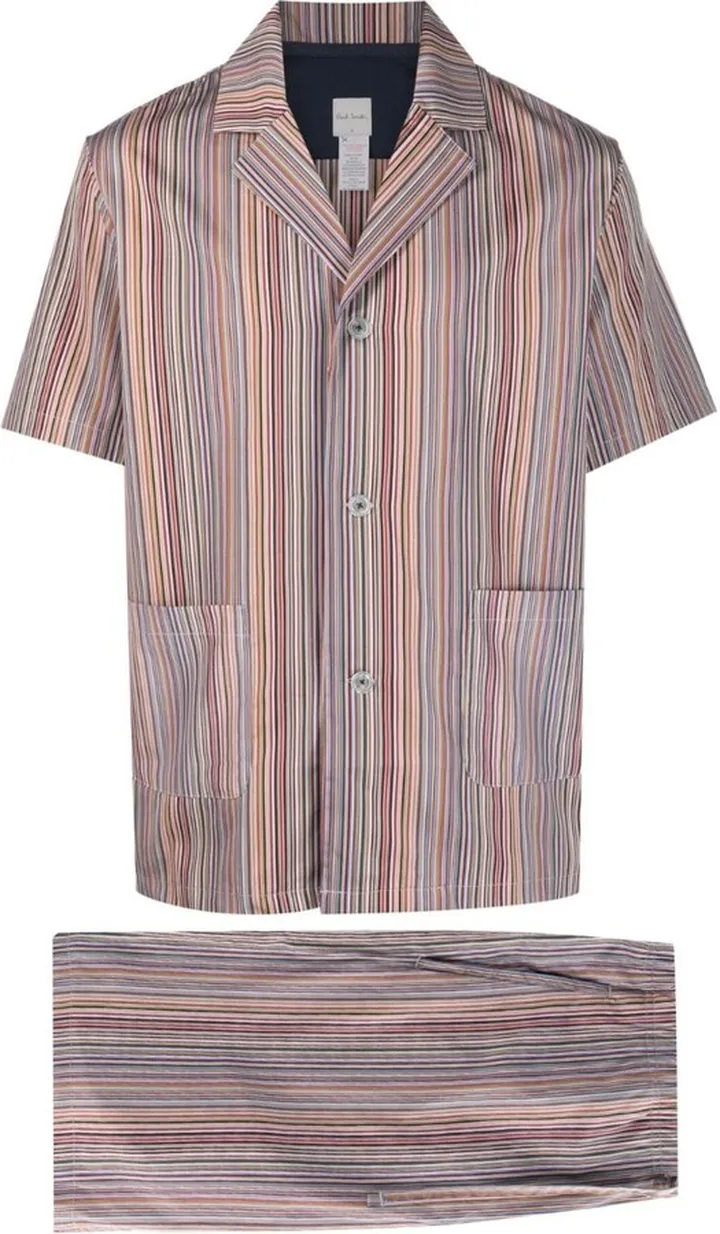 Signature Stripe short pyjama set