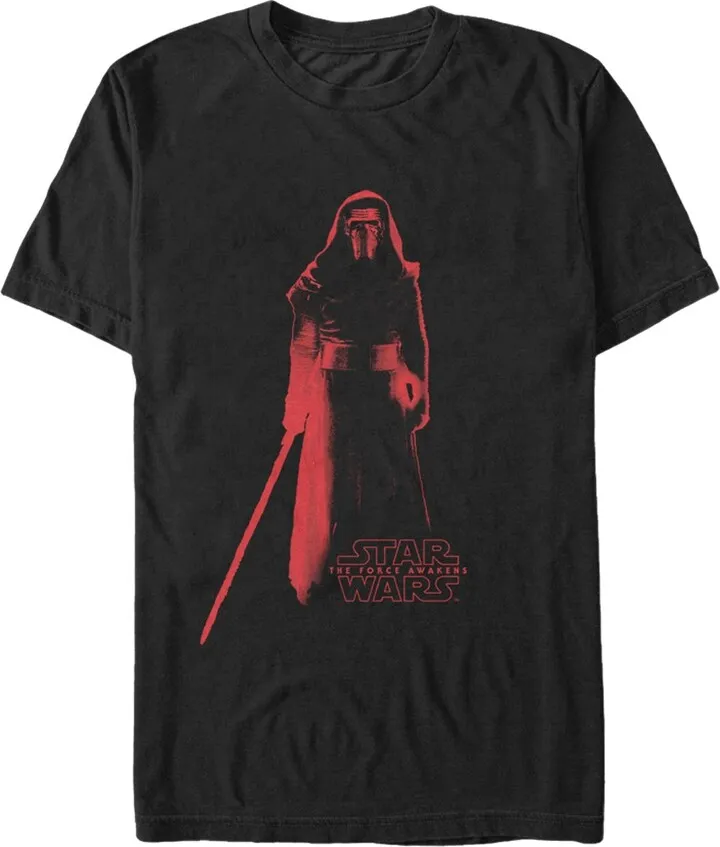 Men's Star Wars The Force Awakens Kylo Ren Stands T-Shirt - Black - X Large