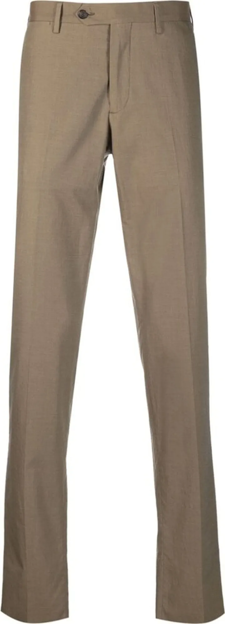 Straight-Leg Cotton Trousers