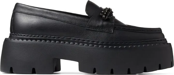 Jimmy Choo Bryer Leather Loafers