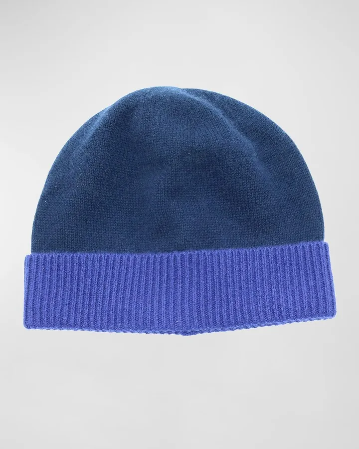 Men's Wool-Cashmere Beanie Hat