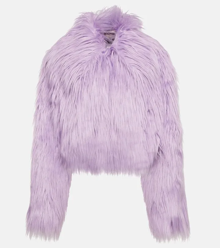 Faux fur jacket