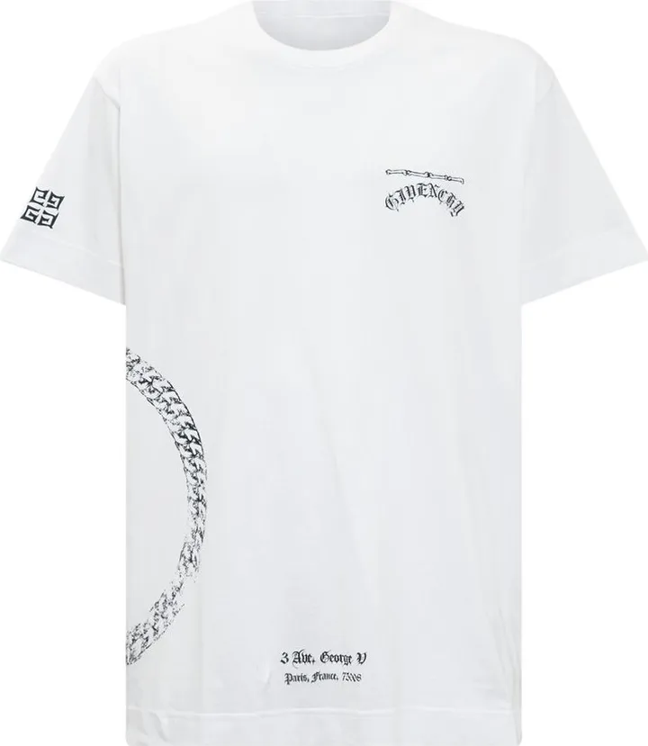 Givenchy Symbol Circle Print T-Shirt