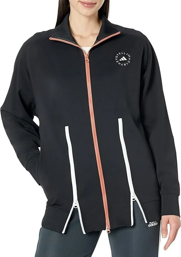adidas by Stella McCartney TrueCasuals Sportswear Track Top HT1110 (Black) Women's Clothing