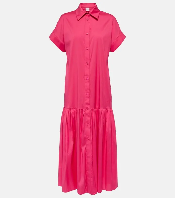 Tebano cotton-blend midi dress