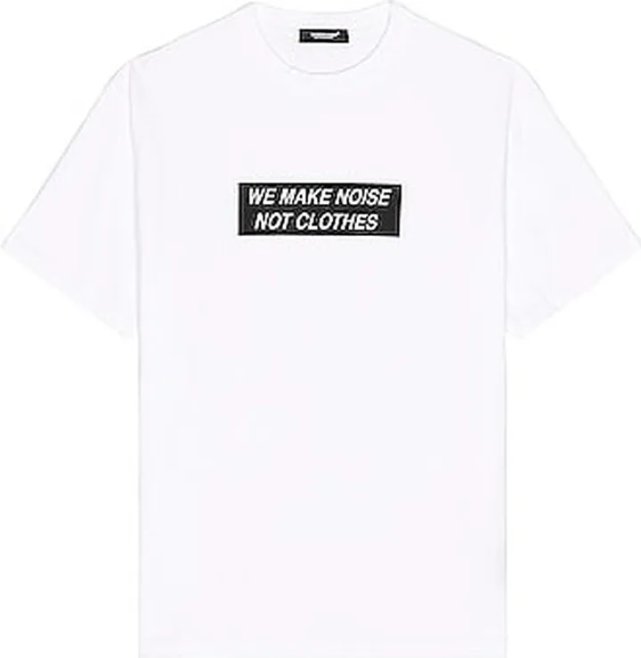 Undercover We Make Noise Tee in White