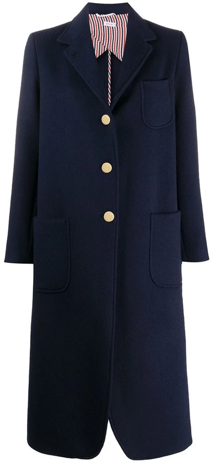 Elongated Cashmere Sack Overcoat