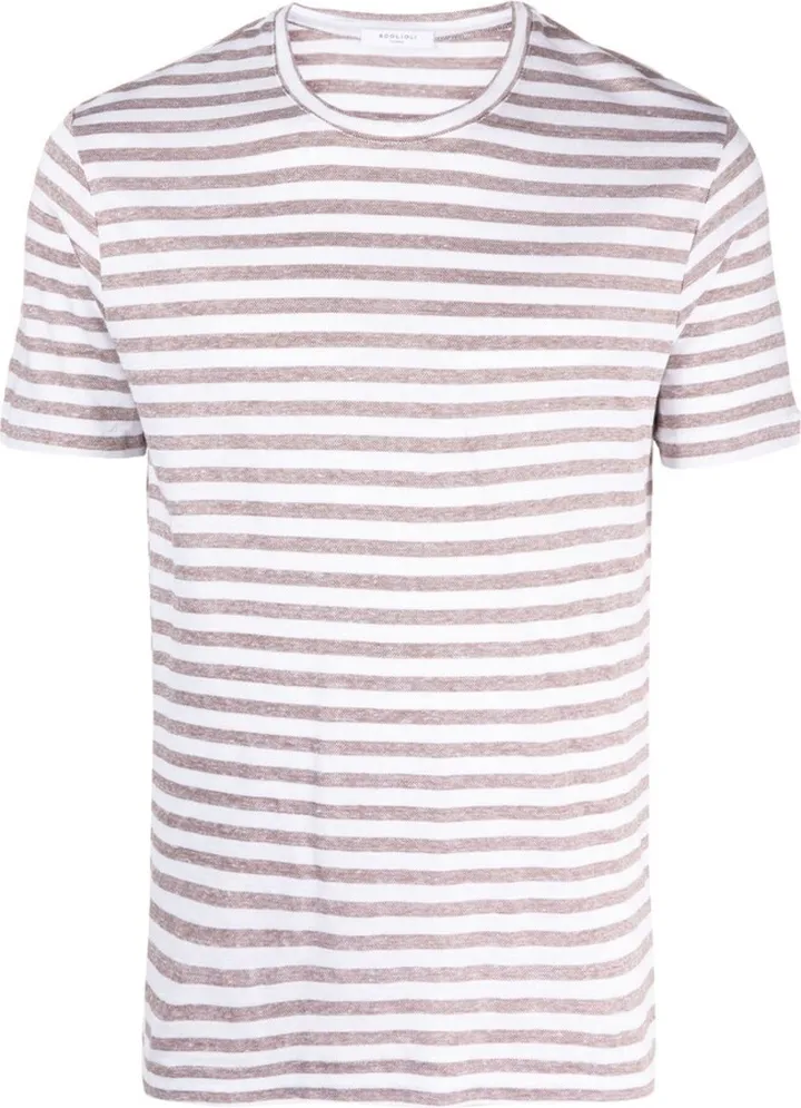striped linen T-shirt
