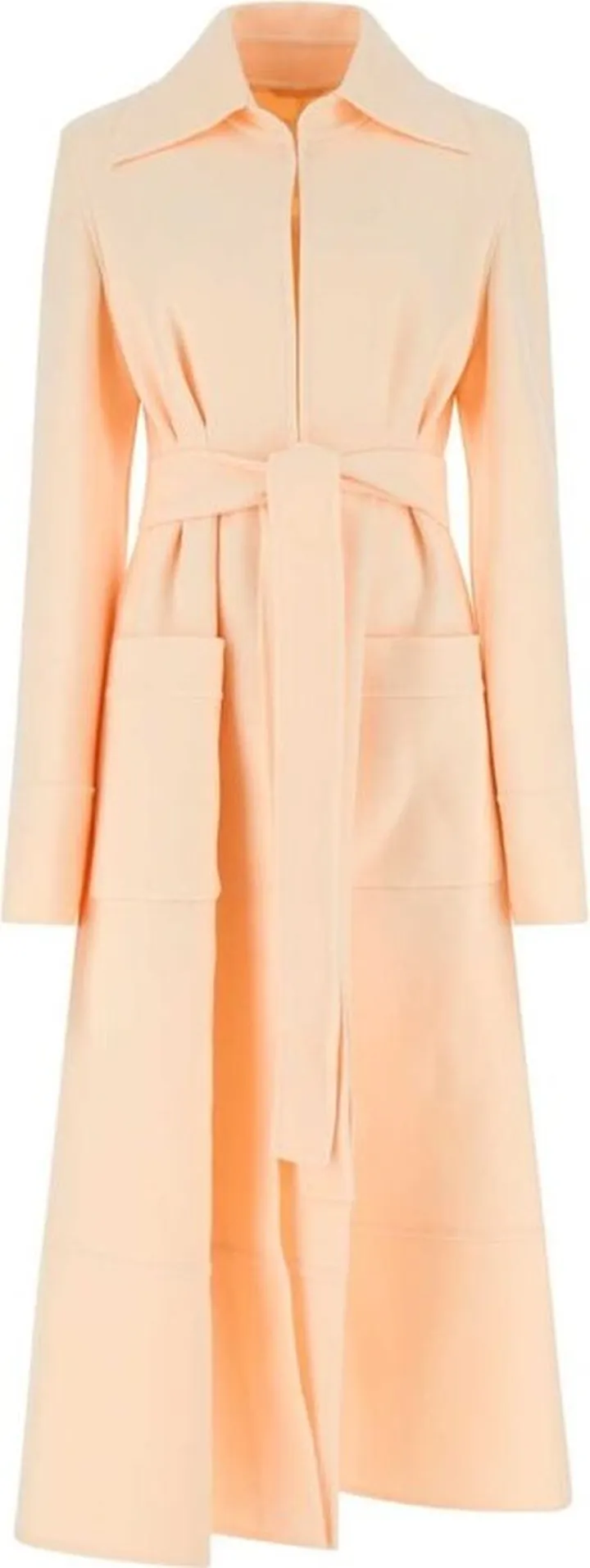 Jil Sander Belted Waist Flared Coat