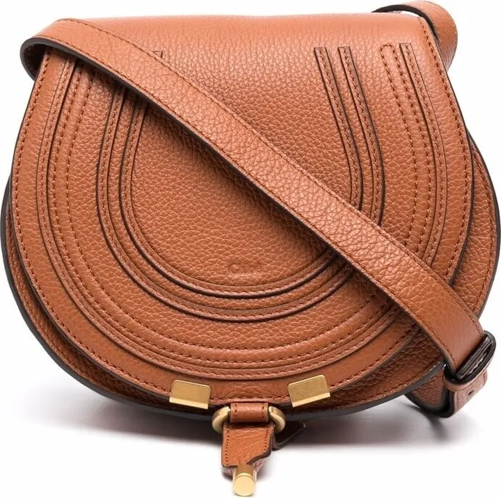 Marcie logo-debossed crossbody bag