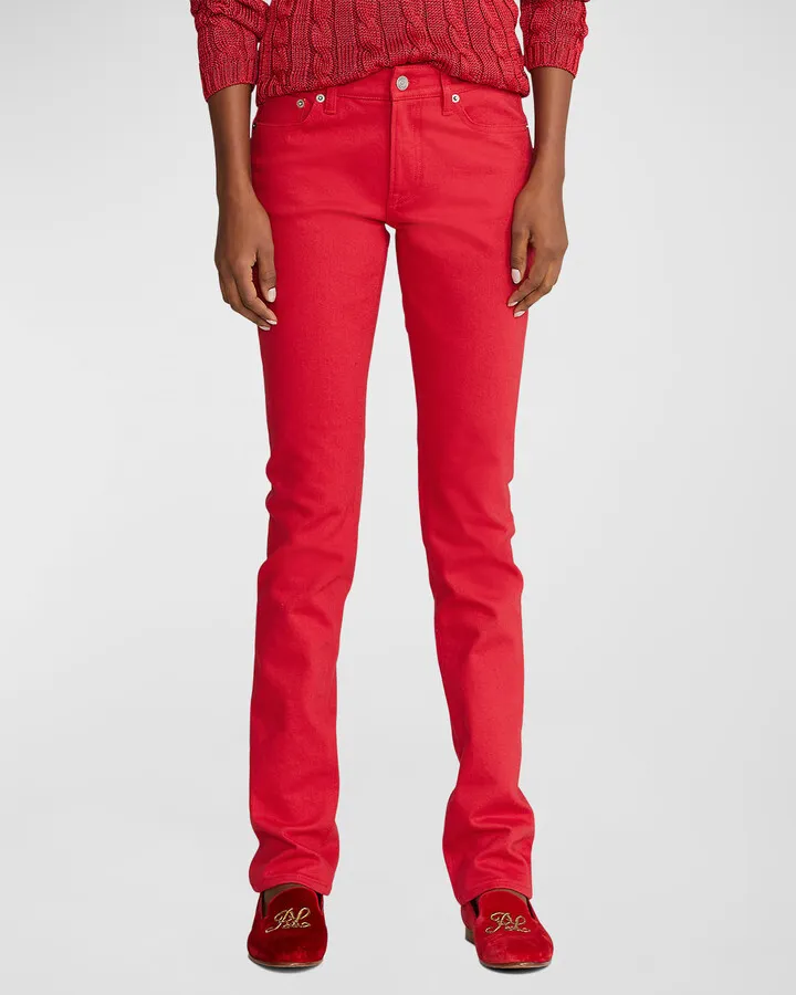 160 Slim-Leg Denim Pants