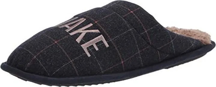 Dearfoams mens Microwool Novelty Closed Toe Scuff Slipper