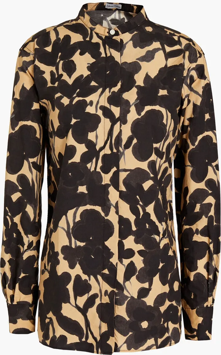 Gaston floral-print cotton-poplin shirt