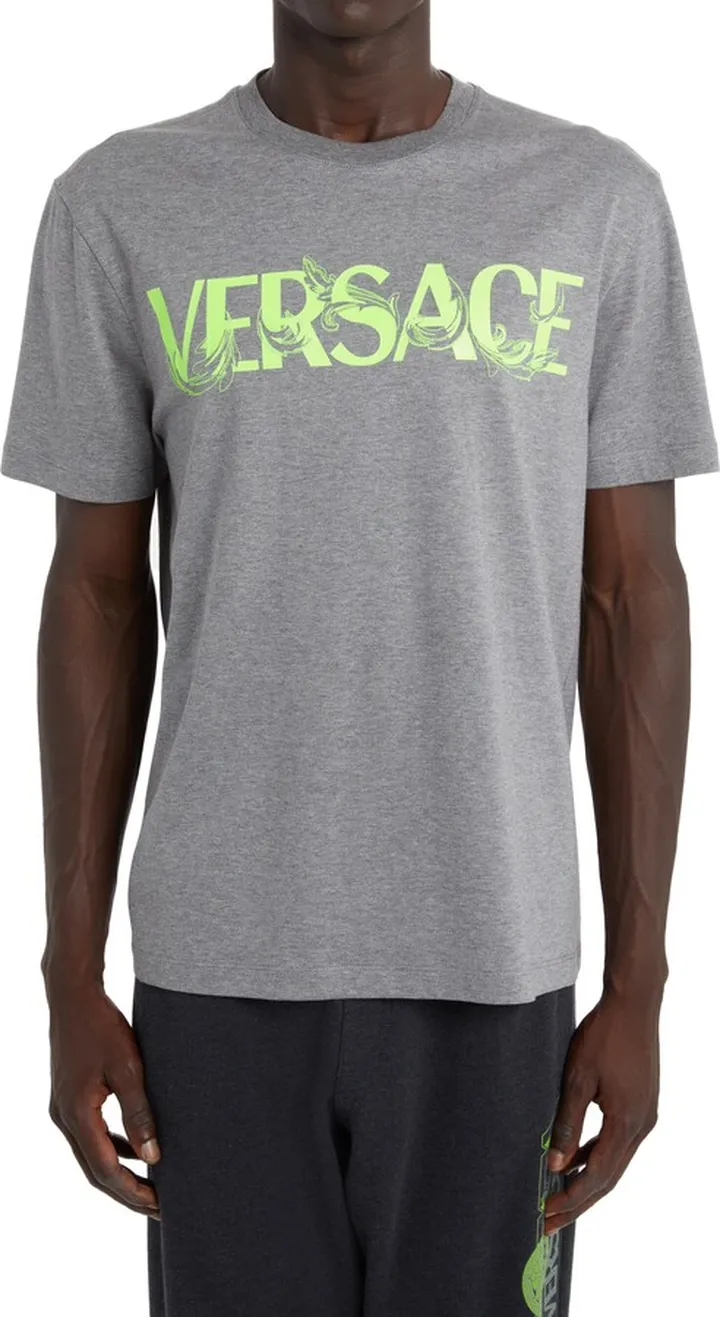 Barocco Logo Cotton Graphic Tee